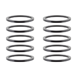 HEAD PART OR8 SPACER ALY 2mmx1-1/8 BK BGof10 