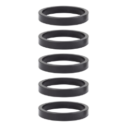 HEAD PART WMFG SPACER ALY 5mmx1-1/8 BK BGof5 