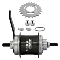 HUB RR S/A 2sp S2C 36CB ALY KICKSHIFTBK 116/162mm 