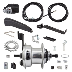 HUB RR S/A 3sp XRD3 DRUM 70mm 36 SL w/TRIM KIT/TWIST-SHIFTER TSS33 117/163mm 18T NON-ROTARY 