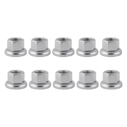 HUB AXLE NUT WM TRACK RR 10x1mm BGof10 