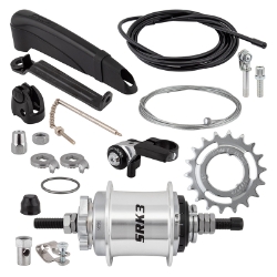 HUB RR S/A 3sp SRK3 32 6B SL w/TRIM KIT/THUMB-SHIFTER SLS30-T 135/185mm NON-ROTARY 