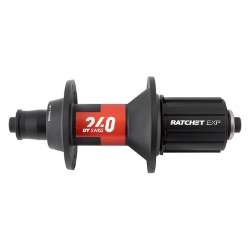 HUB RR DT 240 RD 24x130x5mmQR 8-11CAS RATCHET EXP BK (L) 