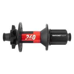 HUB RR DT 240 MTB 32x148x12mmTA 8-11CASS RATCHET EXP 6B BK (L) 