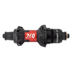 HUB RR DT 240 STRAIGHT PULL RD 24x130x5mmQR XDR RATCHET EXP BK (L) 