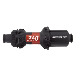 HUB RR DT 240 STRAIGHT PULL RD 24x142x12mmTA 8-11CAS RATCHET EXP CL BK (L) 
