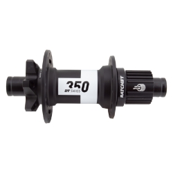 HUB RR DT 350 MTB 28x148x12mmTA MICROSPLINE 6B 36T RATCHET BK (L) 