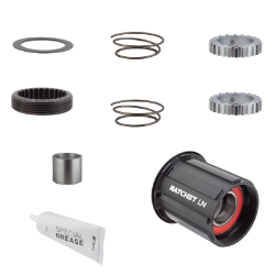 HUB CASS BODY DT UPGRADE KIT 3-PAWL TO RATCHET LN ALY 18T SHI 11sRD 