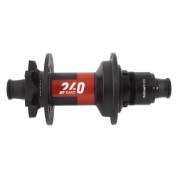 HUB RR DT 240 MTB 28x148x12mmTA XD RATCHET DEG 6B BK 