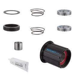 HUB CASS BODY DT UPGRADE KIT 3-PAWL TO RATCHET LN STL 36T SHI 11sMTB 