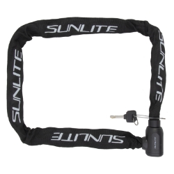 LOCK SUNLT CHAIN EBIKE KEY 8x51in BK 