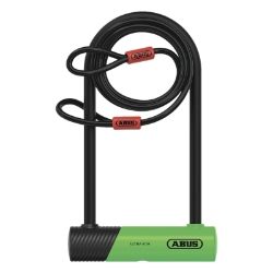 LOCK ABS U 410 SH ULTRA KEY 230x12mm w/10x120 COBRA CBL Gw/BRKT N 