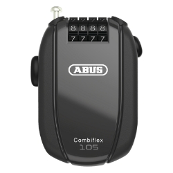 LOCK ABS CBL COMBIFLEX REST COMBO 105cmx2.4mm BK 