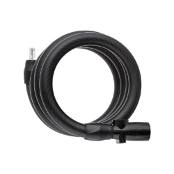 LOCK SUNLT QUICK-LOCK CBL 12mmx5f KEY COIL BK 
