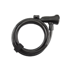 LOCK OG CBL 8157 NEON KEY COIL 6fx10mm w/BRKT BK 