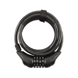 LOCK OG CBL 8160 NEON COMBO COIL 6fx10mm w/BRKT BK 