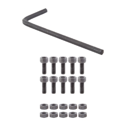 PEDALS OR8 VEX M3-8 REP PINS BK BGof10 