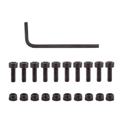 PEDALS OR8 RETOX M3-9 REP PINS BK BGof10 