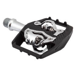PEDALS OR8 EVERLAND RACE DBL CLPLS 9/16 BK/SL 