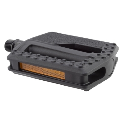 PEDALS SUNLT PLATFORM DUAL TRACTION NYLON 9/16 BK 