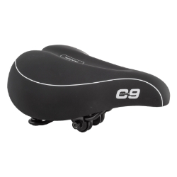 SADDLE C9 COMFORT WEB SPRING SOFT TOUCH VINYL WR BK 