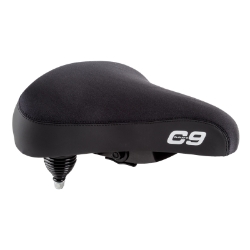 SADDLE C9 CRUISER SELECT FLAT RAIL LYCRA BK 