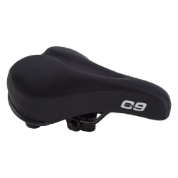 SADDLE C9 COMFORT MENS LYCRA BK 