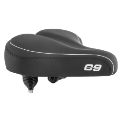 SADDLE C9 CRUISER-CISER SOFT TOUCH VINYL BK 