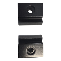REC REP SEAT MOUNT V-BLOCK ALY BK 30mmWide 