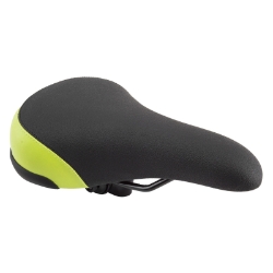 SADDLE BK-OPS SOLE-RIDER BK/GN w/CLAMP 