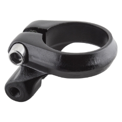 SEATPOST CLAMP SUNLT ALY-31.8 BK w/RACK MNT 
