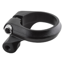 SEATPOST CLAMP SUNLT ALY-34.9 BK w/RACK MNT 