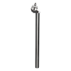 SEATPOST BK-OPS FLUTED 27.2x350 w/CLMP BK/SL-ANO 