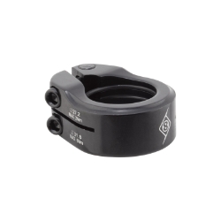 SEATPOST CLAMP OR8 CLAMPDOWN DBL 31.8/27.2 BK 
