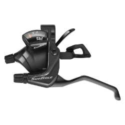 SHIFTER SUNRACE HB STFS33 FLAT BAR TRIGGER/BRAKE 3s LH V BK 