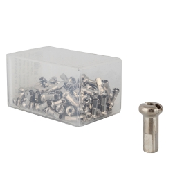 SPOKE NIPPLE DT BRASS 2.34x12mm SL BXof100 
