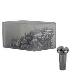 SPOKE NIPPLE DT BRASS 2.0x12mm SL BXof100 