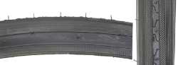 TIRE SUNLT 27x1-1/4 BK/BK RD 70lb K34/5 WIRE 