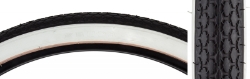 TIRE SUNLT 26x1-3/4 S7 BK/WH STREET K75 WIRE 