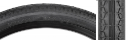 TIRE SUNLT 20x1.75 BK/BK STREET K123 WIRE 