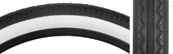 TIRE SUNLT 20x1.75 BK/WH STREET K123 WIRE 