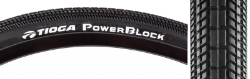 TIRE TIOGA POWERBLOCK 20x1-1/8 WIRE BK 