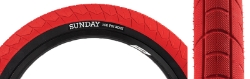 TIRE SUNDAY CURRENT V2 20x2.4 RD/BK WIRE 