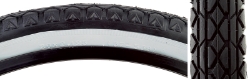 TIRE SUNLT 26x2.125 BK/WH CRUISER V52 FOLD-CB/30 65psi 