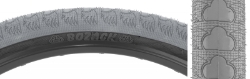 TIRE SE BIKES SE BOZACK 24x2.4 GY/BK WIRE/27/MPC 