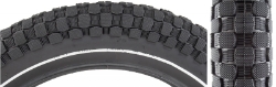 TIRE SUNLT 20x3.3 BK/BK KRAD K905 30 WIRE 