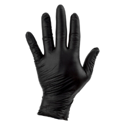 GLOVES SUNLT NITRILE MECHANIC XL BK BXof100 