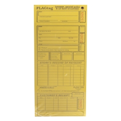 FORM WB LAY-AWAY SPEC ORDER TAG PKof250 