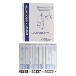 FORM WB WARANTY WATCH BOOK 