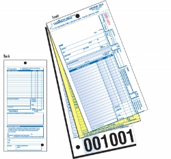 FORM WB STD BIK REPAIR noSERV FUL/CLAIM PKof250 